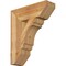 Ekena Millwork Olympic Slat Rough Sawn Bracket, Western Red Cedar, 6"W x 20"D x 24"H BKT06X20X24OLY06RWR - alternate 1